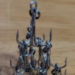 ルアーの釣り針を磨きながら遊んでみた