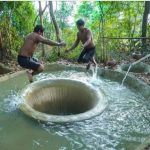 Build Most Tunnel WaterSlide To Swimming Pool Underground