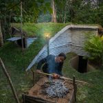 Build The Most Beautiful Underground Bamboo House by Ancient Skills