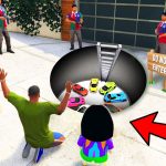 GTA 5 : Gang Attack On SECRET SUPERCAR BASE Under Franklin House.. (GTA 5 Mods)