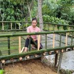 How To Build Deck From Bamboo With Girl In Forest ( Make Terrace ) – Ep.95