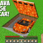 I found LAVA GARAGE WITH SUPER CAR UNDERGROUND in Minecraft ! NEW SUPER CAR !