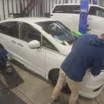 K様オデッセイ外装磨き