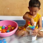 Kanhchna Happy play in swimming pool, How to swim at pool