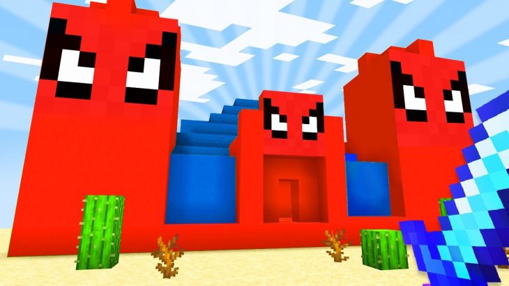 Minecraft, But There Are Superhero Structures…