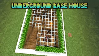 Minecraft Underground Base House in Telugu | Player Fleet