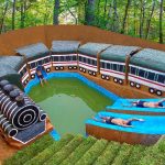 My Summer Holiday 125 Days Building 1M Dollars Water Slide Park into Underground Swimming Pool House