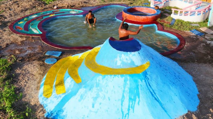 Primitive Skill Builder : Build Beautiful Swimming Pool, Fish Pond And Ground Water Slide Design