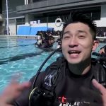 Taiwan dive sites recreated in a swimming pool