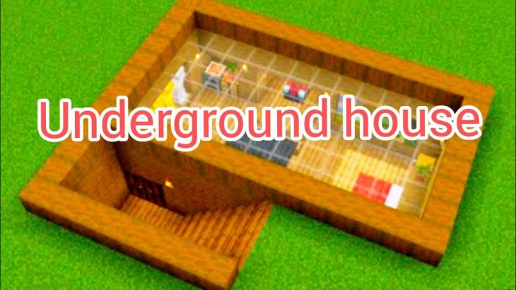 Underground house in minecraft sg gamer