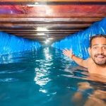 We Made Underground Tunnel Swimming Pool #shorts