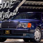 旧車メルセデスに新車の輝きを。洗車&研磨&ガラスコーティング |  w124 500E Polish & Coating | Car Detailing in Japan | 4K/ASMR