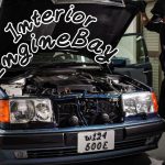 w124 Mercedes 500E Full Detail Part.2 | インテリア＆エンジンルームのフル洗車 | 4K