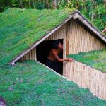 15Days Building Underground House with Decoration Underground Living Room