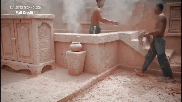 Build Most Modern Underground House with Private Underground Living Room King Room and Swimming Pool