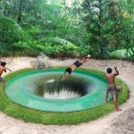 Build Secret Underground Temple house Water Slide To Tunnel Temple’s Swimming Pools