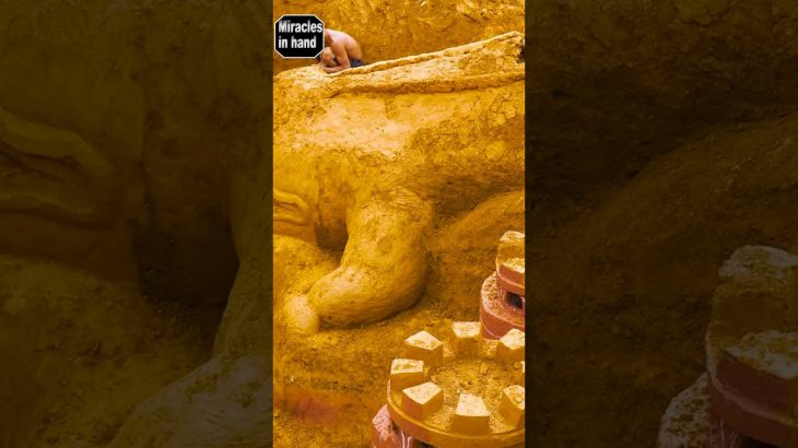 Build swimming pool water slide crocodile ? around secret underground house (part-6)#shorts