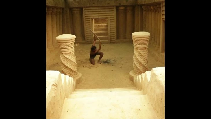 Build underground swimming pool Temple