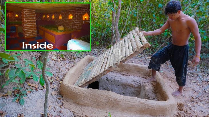 Building Temple Underground House And Underground Swimming Pool