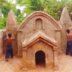 Building The Most Secret Temple Underground House for living