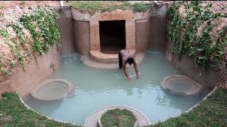 Building Underground house How To Build The Most Modern Underground Swimming Pool Full HD