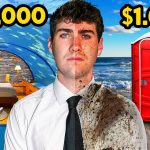 I Survived $1 VS $100,000 Vacation!