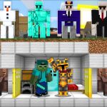 Minecraft DON’T ENTER GOLEM UNDERGROUND BUNKER HOUSE MOD / DANGEROUS PARASITE MOD !! Minecraft Mods