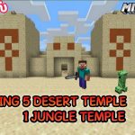 Minecraft pocket edition gameplay | exploring desert and jungle temple tamil| jinesh gaming |part-25