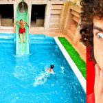 This Is The Most Impressive UNDERGROUND TEMPLE WATER-SLIDE Build You Will Ever See!