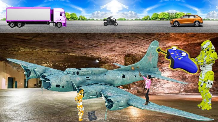 भूमिगत रिमोट कंट्रोल हवाई जहाज मरम्मत रोबोट Underground RC Airplane Restoration Robot Hindi Kahaniya