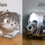 【鏡面磨き】錆を落としてモンキーエンジンの輝きを復活させる。放置車Z50J/バイクレストア/レストアバイク/バイク磨き/コンパウンド/アルミ腐食/アルミ錆/エンジン磨き