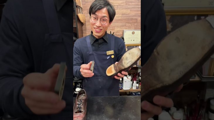靴磨き歴で変わる革を木って言うお客様に対する返し方【靴磨き】