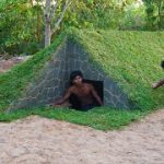 15Days Building Underground House with Decoration Underground Living Room