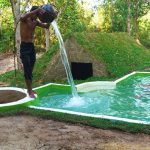 5Days Building Swimming Pool for Underground House with Decoration Living Room