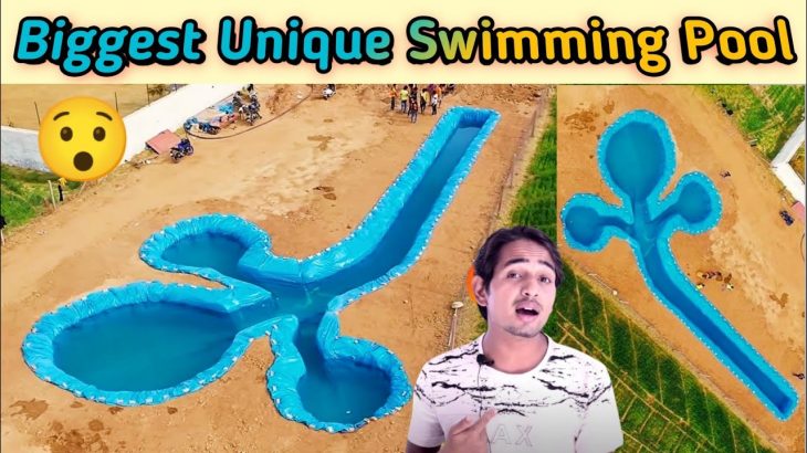 Biggest Unique Swimming Pool from (luxurious underground house) #shorts #experiment #mrindianhacker