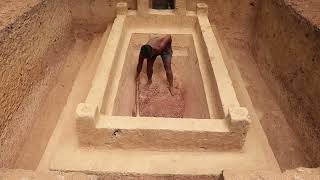 Build Greatness Underground Temple Swimming Pool Construction Bushmen Designed #Part2 08