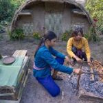 Building Underground House with Decoration Underground Room