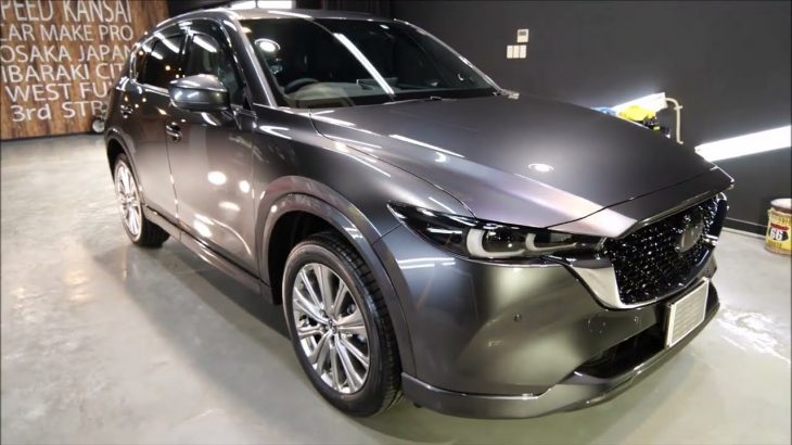 新型マツダCX5 3DA-KF2P マシーングレープレミアムメタリック磨き&自己修復型セラミックコーティング（ファインラボヒールライト）施工/スピード関西