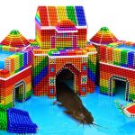 DIY | Make Double Slide To Swimming Pool Of Catfish & Eel In Underground Pyramid Temple (Satisfying)