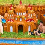 Dig Land To Build A Castle For Dogs | Build underground House For Pets