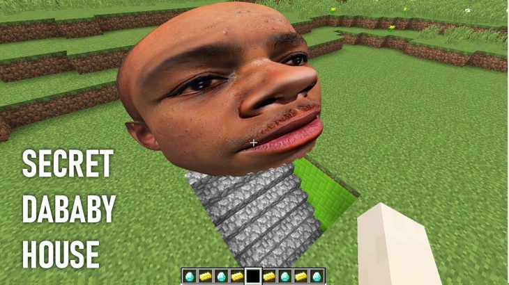 I found SECRET DABABY UNDERGROUND HOUSE in Minecraft!