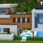 Minecraft Tutorial: How to Build a Modern Underground House – Easy #8