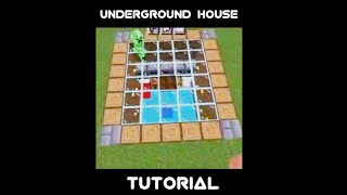 UNDERGROUND HOUSE TUTORIAL | #shorts