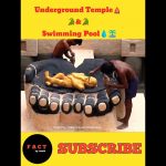Underground Temple & Swimming Pool And Crocodile || FACT BY SOUMIK || #short #fact