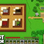 What’s inside the GIANT TRAPDOOR in Minecraft ? I found the BIGGEST TRAPDOOR ! UNDERGROUND house