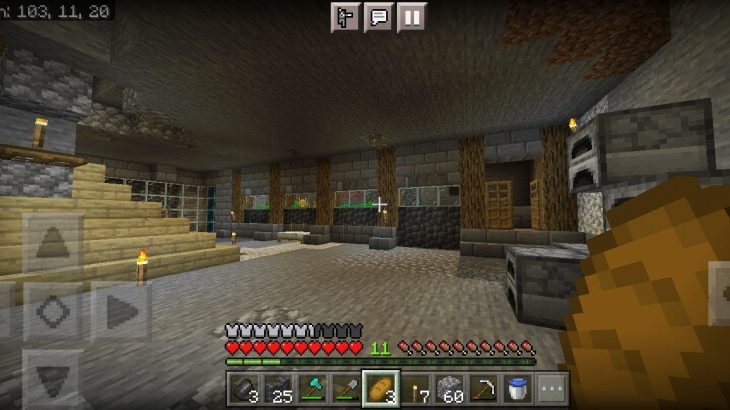making underground house in minecraft