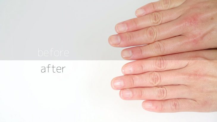 爪を磨きながら、自分磨き