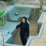 10Days Dig To Building Underground House With Decoration Underground​ Living