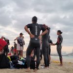 3KM OPEN WATER SWIMMING CHALLENGE WITH HIGH WAVE