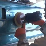 デリカスペースギアをセミレストア45 磨きをノーカットで